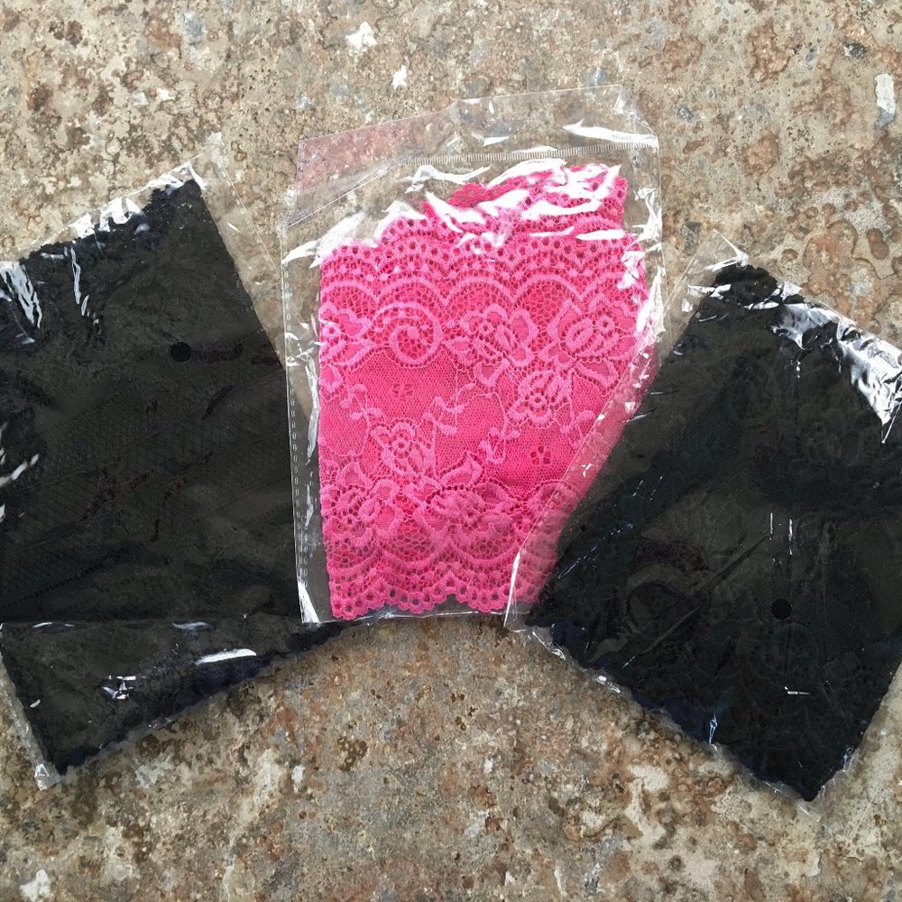 💕NEW! 💕 3 Pair Lace Boot Cuffs - Picture 2 of 3